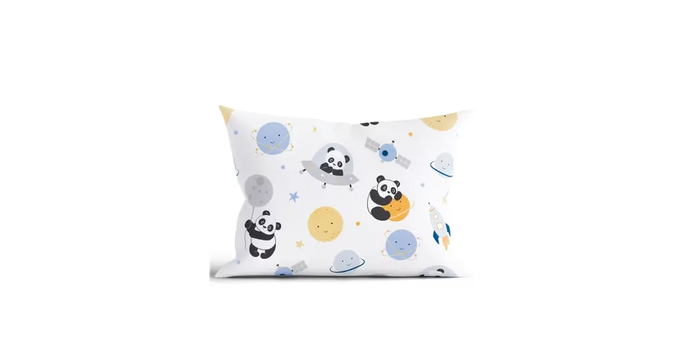 Bavlněný povlak na polštář Renforcé 40 x 60 cm - Vesmírná panda Víkendová Akce