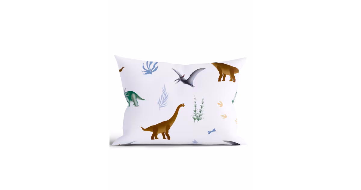 Hit Sezóny Bavlněný povlak na polštář Renforcé 40 x 60 cm - Dinosauři