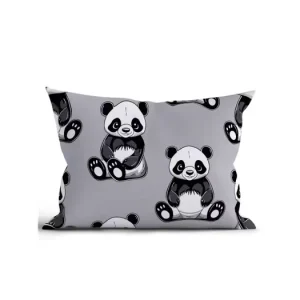 Expresní Doručení Bavlněný povlak na polštář Renforcé 40 x 60 cm - Panda