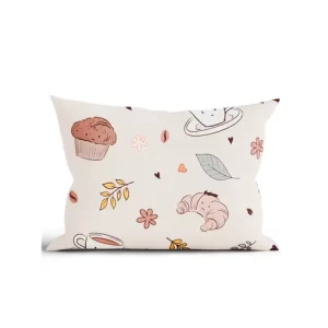 Bavlněný povlak na polštář Renforcé 40 x 60 cm - Podzimní káva Rychlé Dodání