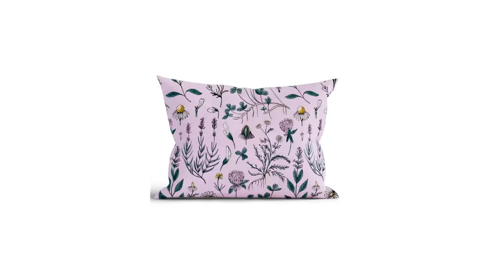 Nejlepší Cena Bavlněný povlak na polštář Renforcé 50 x 70 cm - Herbář starorůžový