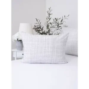 Bavlněný povlak na polštář Renforcé 50 x 70 cm - Jasmine žíhaná hnědá Poslední Šance