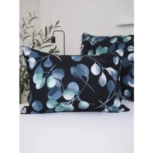 Bavlněný povlak na polštář Renforcé 50 x 70 cm - Eukalyptus 2 Sleva