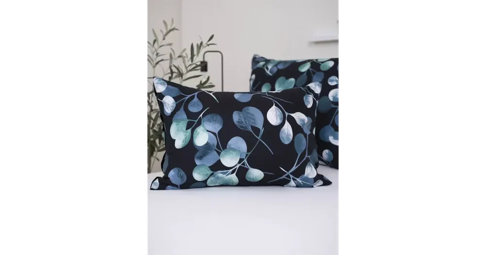 Bavlněný povlak na polštář Renforcé 50 x 70 cm - Eukalyptus 2 Sleva
