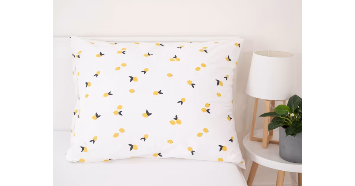 Odeslání Ihned Bavlněný povlak na polštář Renforcé 70 x 90 cm - Citróny