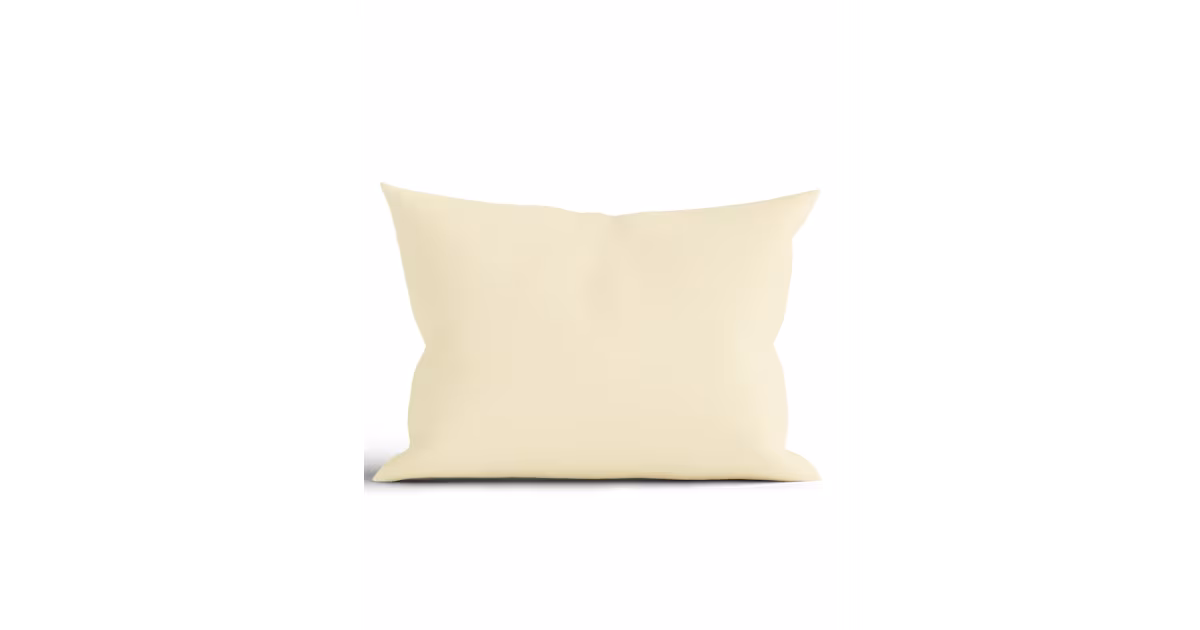 Bavlněný povlak na polštář Renforcé 70 x 90 cm - Jasmine pastelově žlutá Cenový Hit