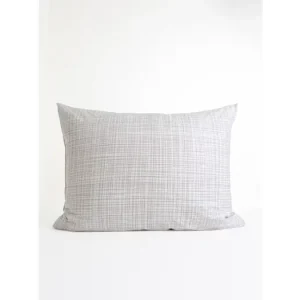 Bavlněný povlak na polštář Renforcé 70 x 90 cm - Jasmine žíhaná hnědá Tovární Cena
