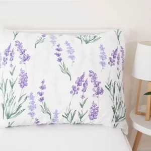 Vrácení Zdarma Bavlněný povlak na polštář Renforcé 70 x 90 cm - Levandule