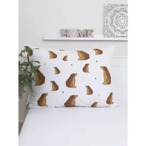 Bavlněný povlak na polštář Renforcé 70 x 90 cm - Medvědi Značkový