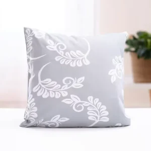 Rychlé Dodání Bavlněný povlak na polštářek 40 × 40 cm – Fayola šedé L02