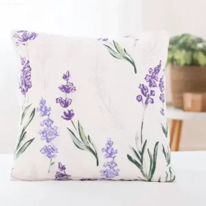 Bavlněný povlak na polštářek Renforcé 40 × 40 cm – Levandule Bezpečná Platba