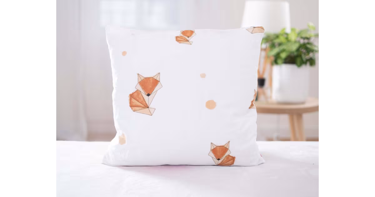 Bavlněný povlak na polštářek Renforcé 40 × 40 cm – Lišky Aktuální