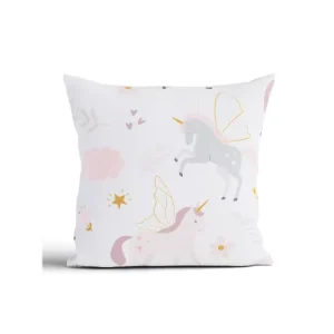 Levný Bavlněný povlak na polštářek Renforcé 40 x 40 cm - Unicorn