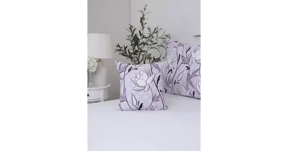 Bavlněný povlak na polštář Renforcé 40 x 40 cm - Pivoňka Jen Po Omezenou Doba