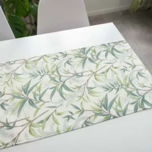 Expresní Doručení Běhoun Bambus – 40 × 140 cm zelená