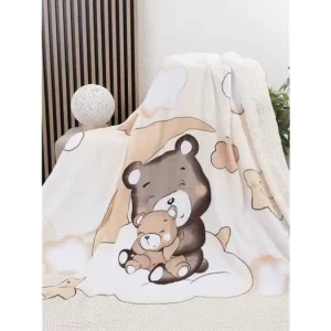 Omezená Nabídka Beránková deka mikroplyš 150 × 200 cm – Medvídek