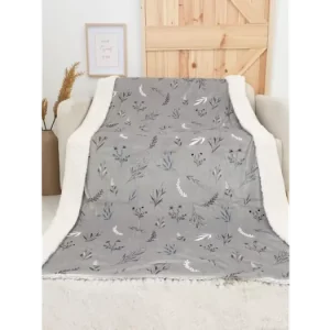 Beránková deka mikroplyš Exclusive 150 × 200 cm – Chloe šedá Must-Have