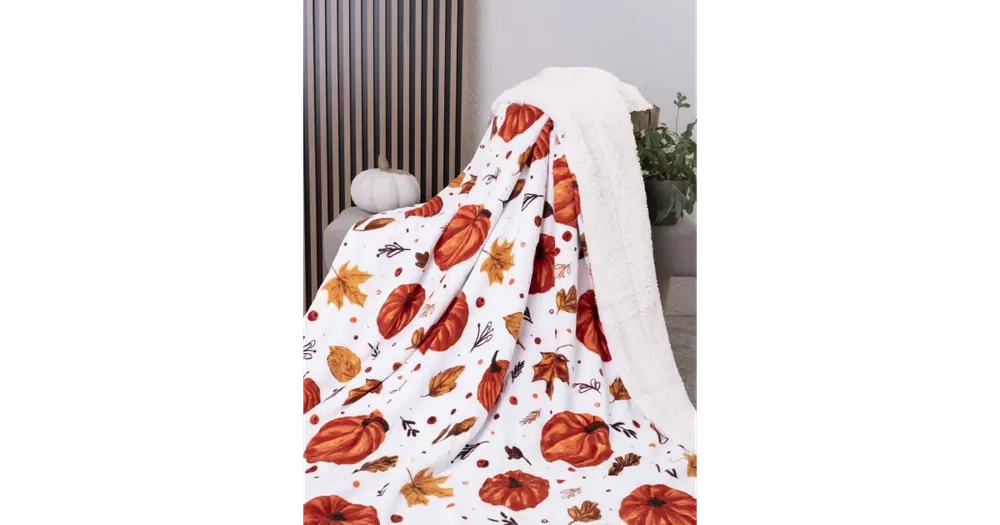 Beránková deka mikroplyš Exclusive 220 × 200 cm – Podzimní nálada Omezená Nabídka