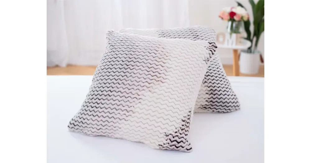 Beránkový povlak na polštář mikroplyš 45 x 45 cm - Yuliya (2 ks) Akční Cena