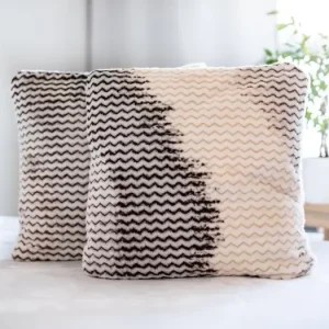 Beránkový povlak na polštářek 40 × 40 cm – Yuliya 2ks Vysoce Kvalitní