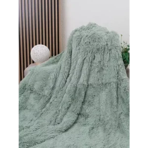 Originální Chlupatá deka 200 × 220 cm – Agnello mátová