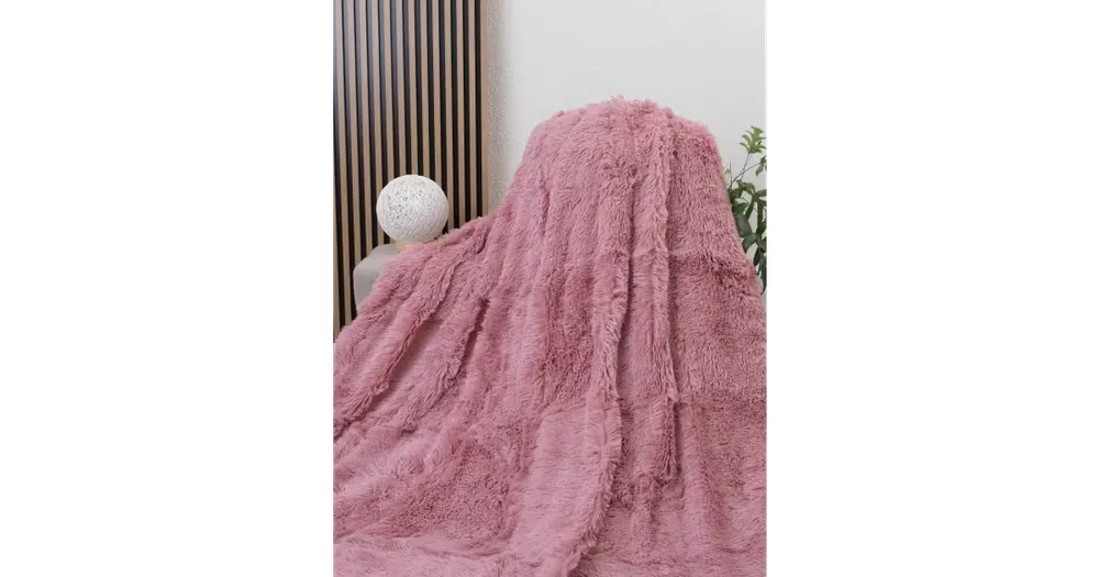 Must-Have Chlupatá deka 200 × 220 cm – Agnello pudrová
