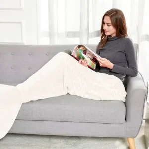 TELEVIZNÍ DEKA MIKROPLYŠ 140cm - Siren krémová Originální