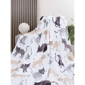Deka mikroplyš 150 × 200 cm – Kočičky Zlevněný