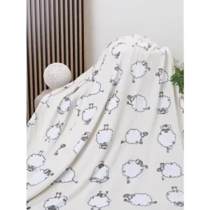 Deka mikroplyš 150 × 200 cm – Ovečky Morning Yoga Cenová Bomba