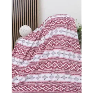 Deka mikroplyš 150 × 200 cm – Winter červené Super Cena