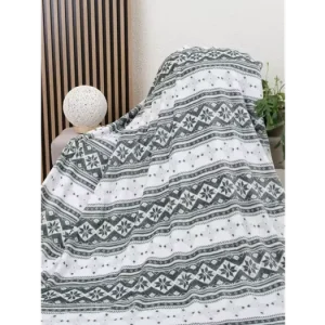Deka mikroplyš 150 × 200 cm – Winter zelené Koupit Online
