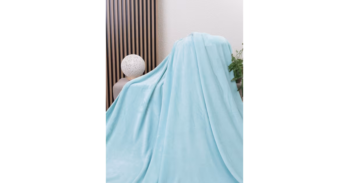 Nejlepší Volba Deka mikroplyš 200 × 220 cm – Laura mentolová