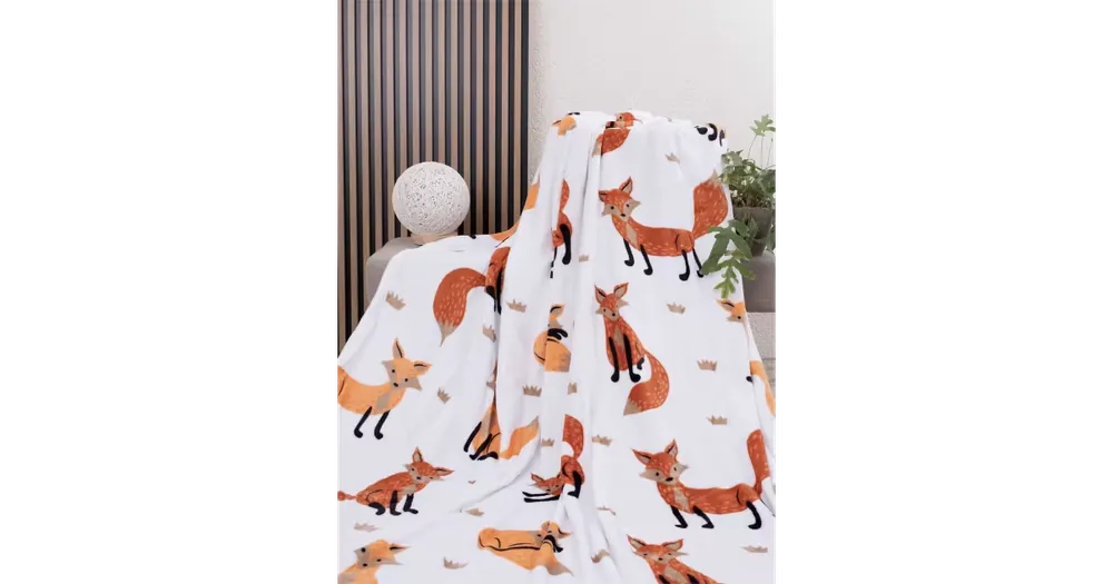 Nakupujte Hned Deka mikroplyš 220 × 200 cm – Lišky 02