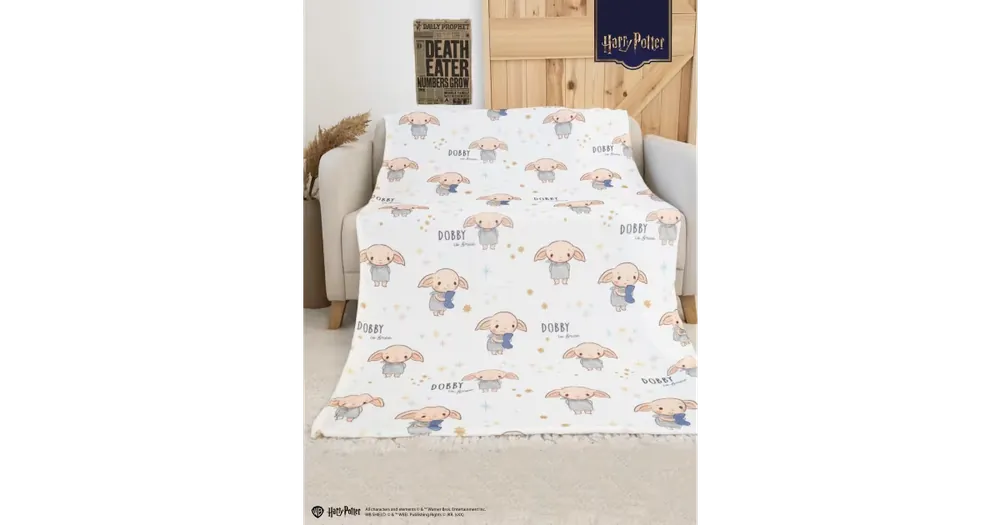 Deka mikroplyš Harry Potter 150 × 200 cm - Tiny Dobby Akční Nabídka