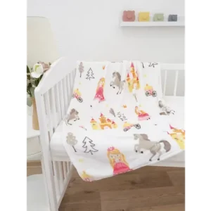 Koupit Online Dětská deka do postýlky mikroplyš Exclusive 80 × 100 cm – Kouzelné království