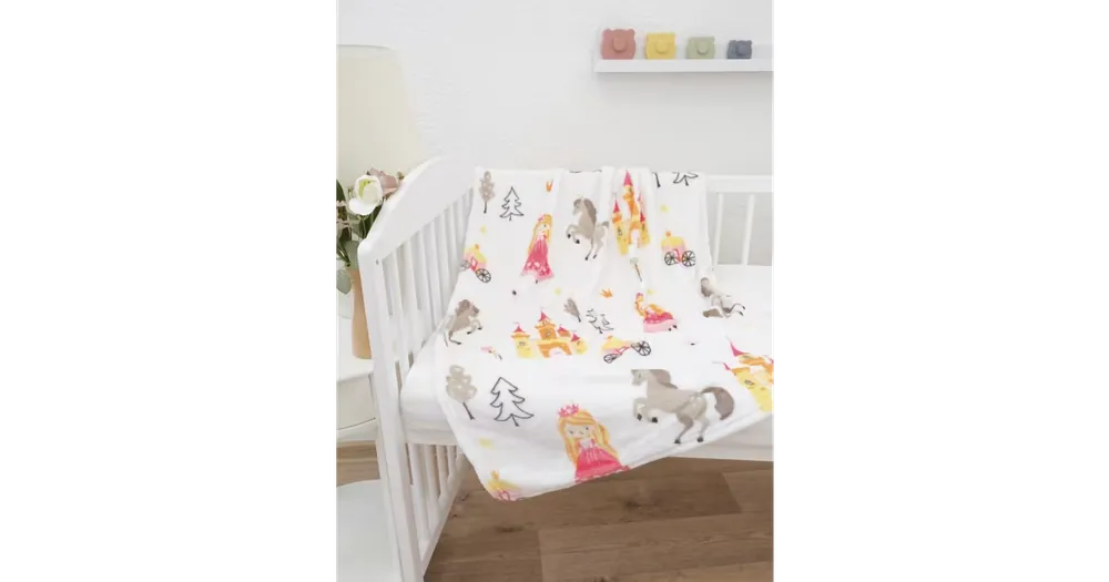 Koupit Online Dětská deka do postýlky mikroplyš Exclusive 80 × 100 cm – Kouzelné království