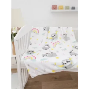 Dětská deka do postýlky mikroplyš Exclusive 80 × 100 cm – Lenochod Super Cena