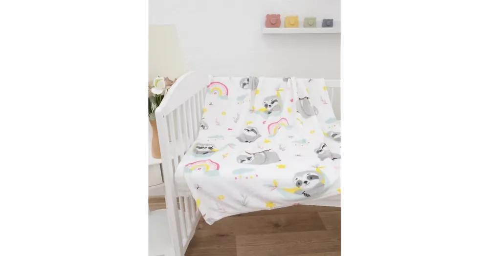 Dětská deka do postýlky mikroplyš Exclusive 80 × 100 cm – Lenochod Super Cena