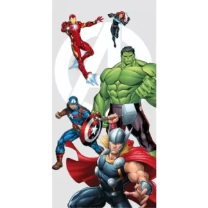 Autentický Dětská osuška 70 × 140 cm ‒ Avengers Power