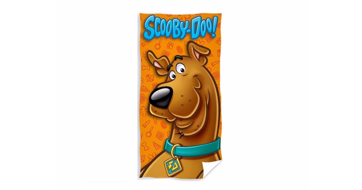 Dětská osuška 70 × 140 cm ‒ Fešák Scooby Doo Rychlé Dodání
