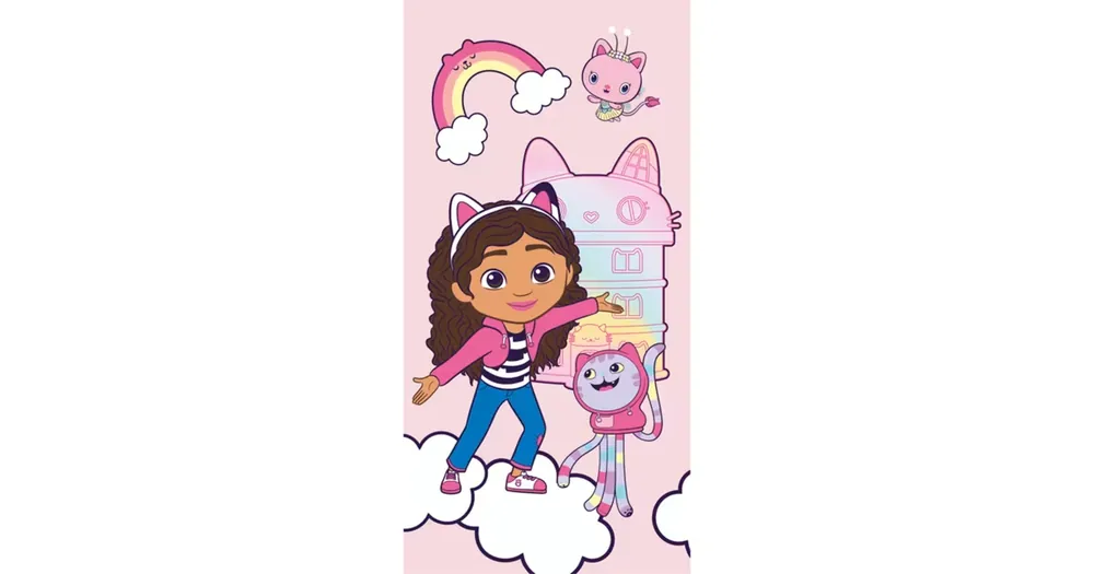 Bezpečná Platba Dětská osuška 70 × 140 cm ‒ Gabby‘s Dollhouse 03