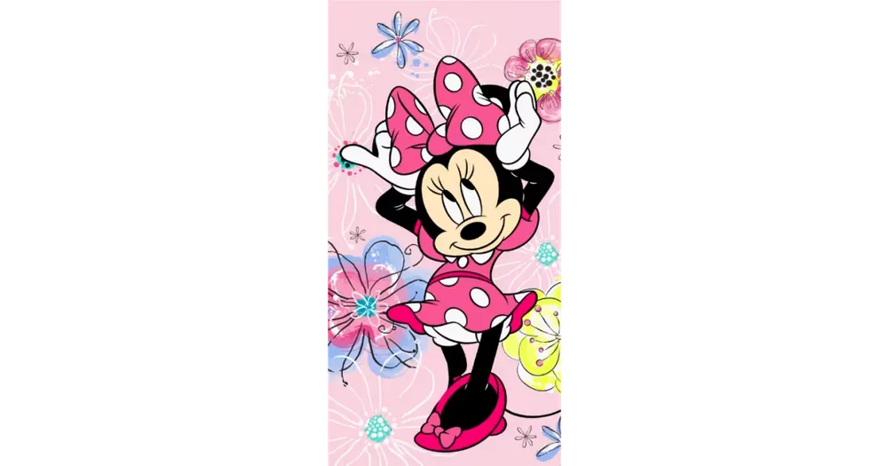 Dětská osuška 70 × 140 cm ‒ Minnie Pink bow Víkendová Akce