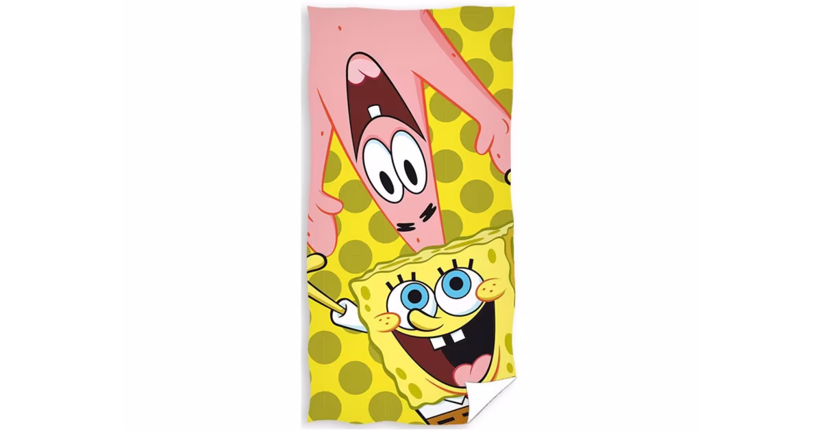 Dětská osuška 70 × 140 cm ‒ Sponge Bob a Patrick Top Prodej