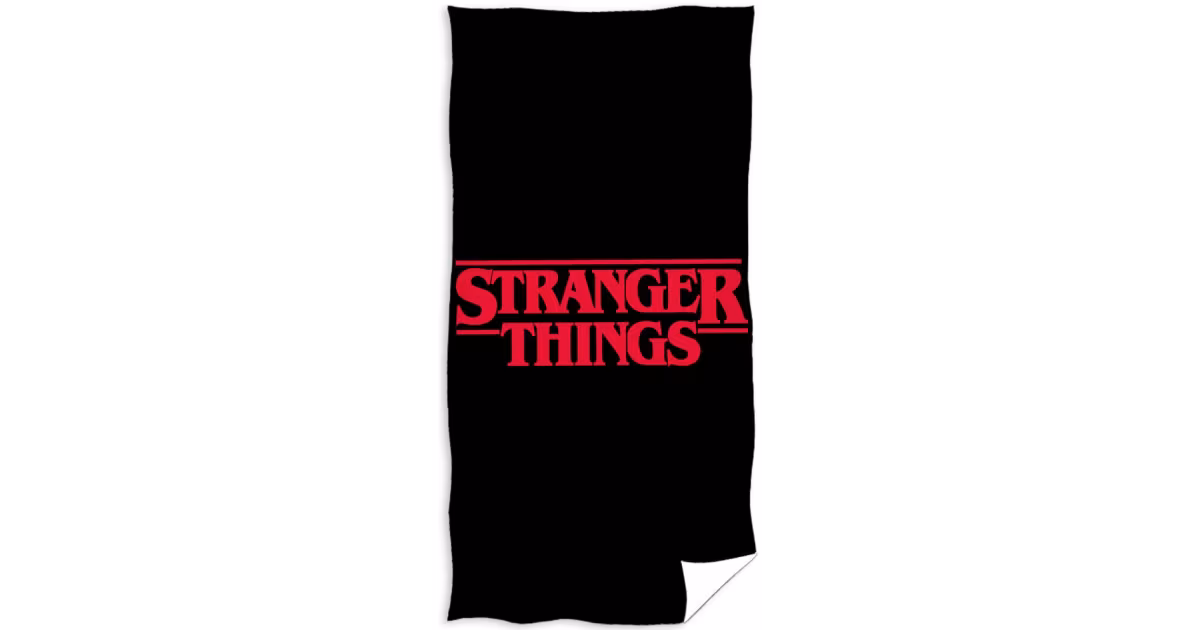 Výprodej Dětská osuška 70 × 140 cm ‒ Stranger Things Black