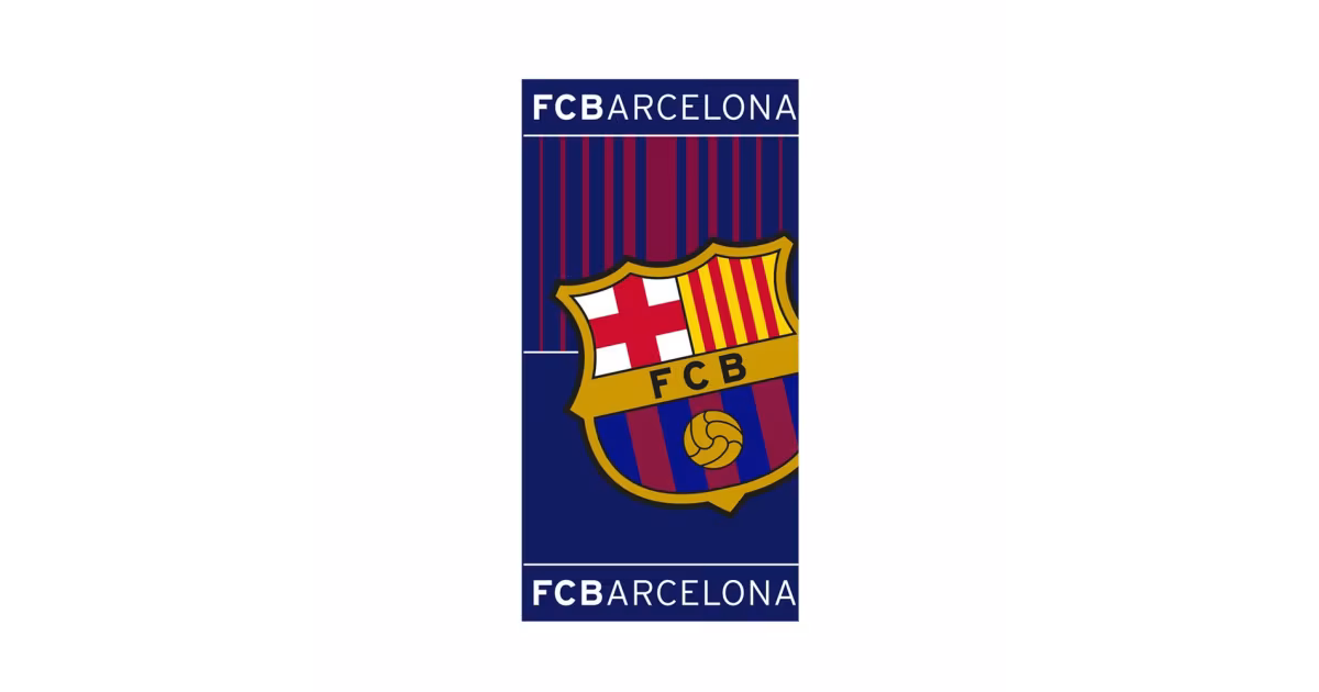 Dětská osuška 70 × 140 cm ‒ FC Barcelona Rychlé Dodání