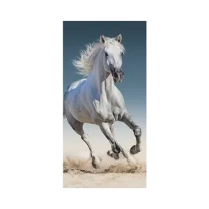 Dětská osuška 70 × 140 cm ‒ Horse 03 Sezónní Sleva