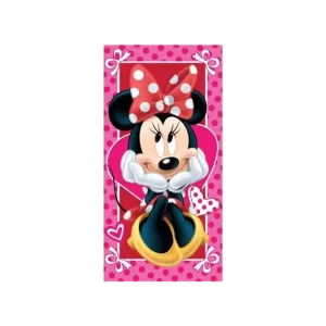 Dětská osuška MINNIE MOUSE Hearts 02 70x140cm Vrácení Zdarma