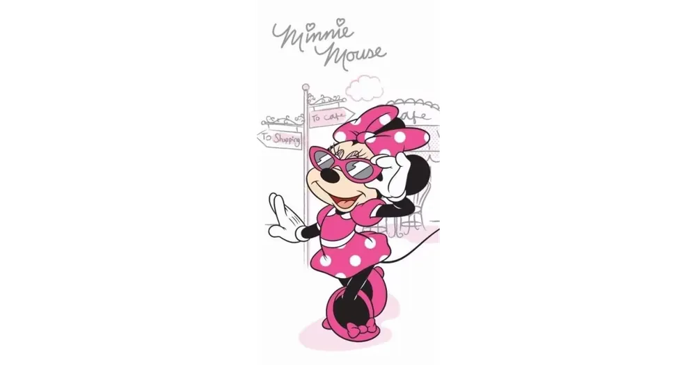 Top Prodej Dětská osuška MINNIE růžová 2 70x140cm