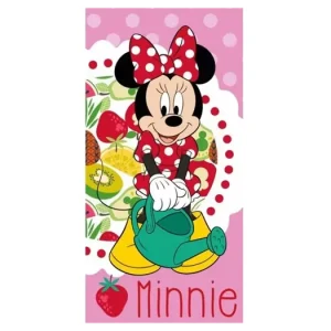 Dětská osuška MINNIE - ZAHRADNICE 70x140cm Vysoce Kvalitní