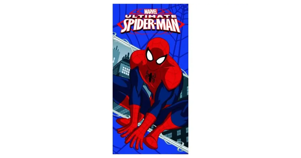 Nejprodávanější Dětská osuška SPIDER-MAN modrá 70x140cm